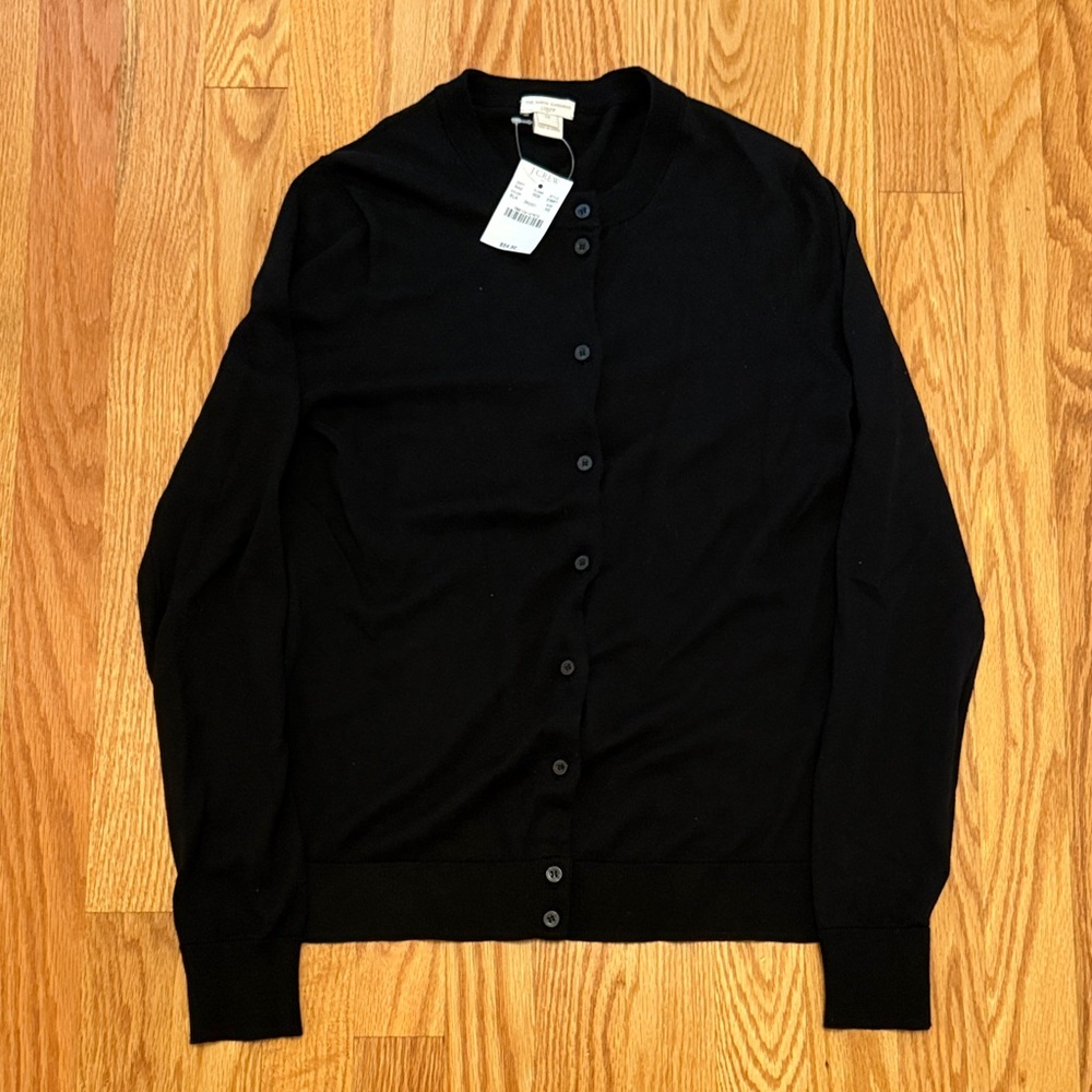 J. Crew Women’s Black Cardigan Sweater